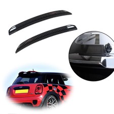 Carbon Fiber Rear Wing Spoiler Extension Lip Fins For 2014-up Mini F56 F55 Sjcw