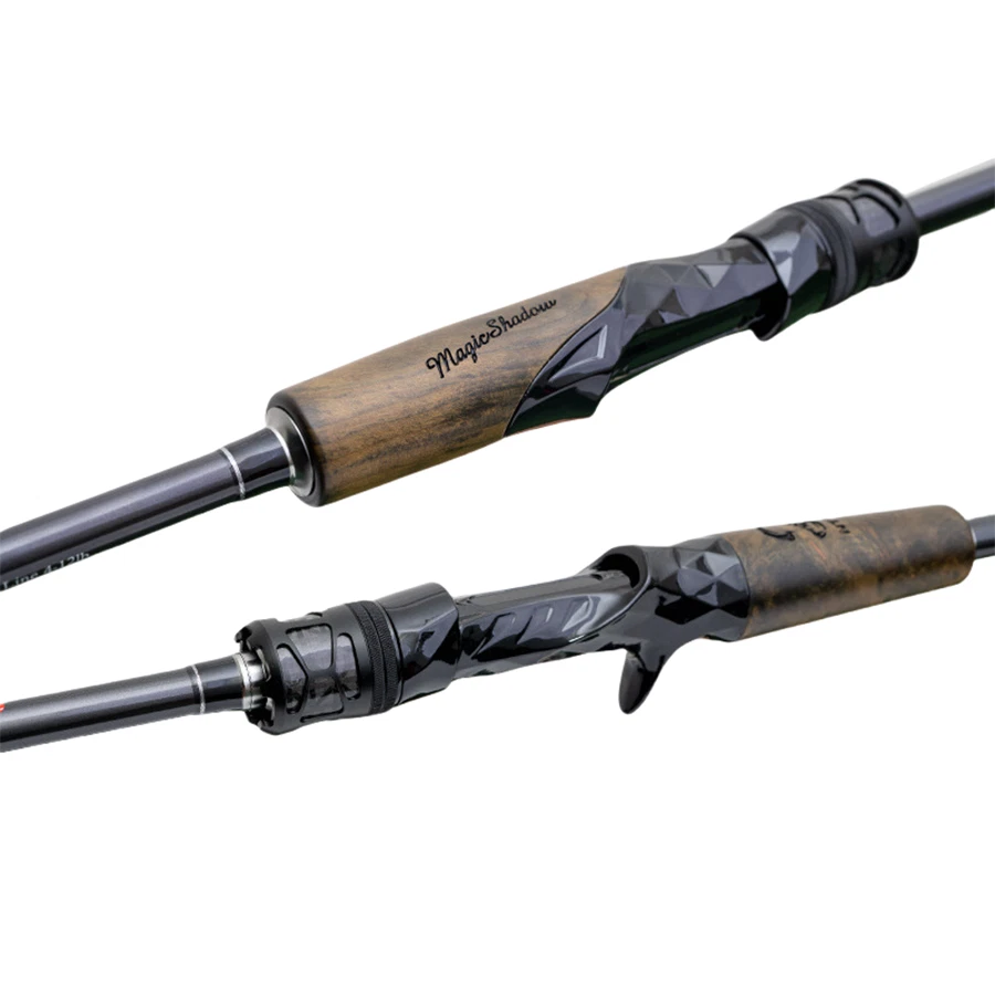 LEMOREN Spinning Rod 6'6'' 4-12lb Medium Light Casting Rod Carbon Bass Fast - Image 2 of 4