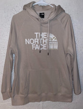 The North Face Womens Sweatshirt L Hoodie Pullover Fleece Half Dome Logo NEW