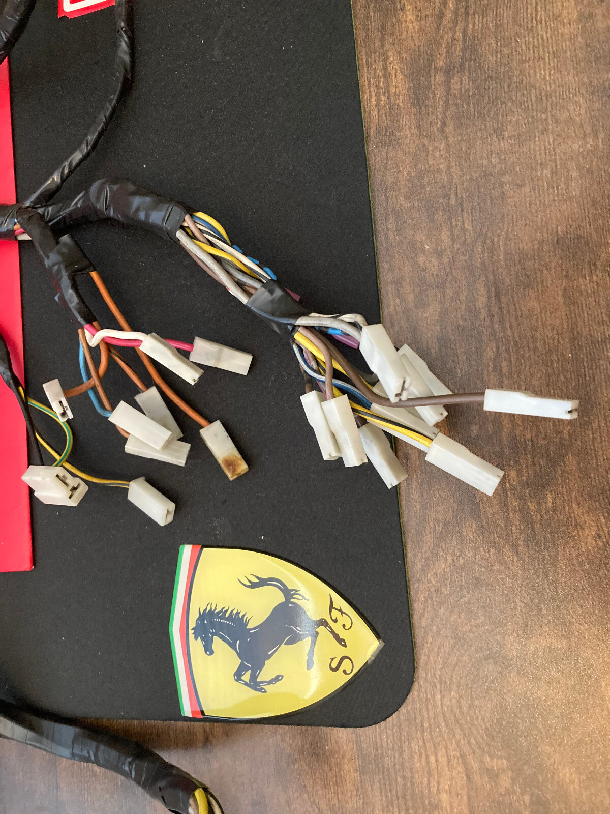 FERRARI 308-Gts-208-Gts  CENTER CONSOLE WINDOW WIRING # 117012 is Oem Part.