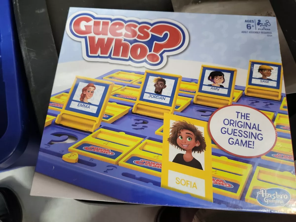 GUESS WHO? GREAT MODERN ORIGINAL 2 PLAYER GUESSING BOARD GAME BY HASBRO COMPLETE