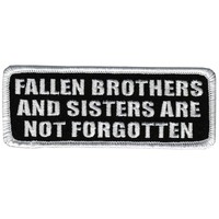 Hot Leathers Fallen Brothers Sister 4 Width X 2 Height Hot Leathers Fallen Brothers Sister 4 Width X 2 Height