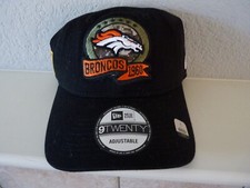 New Era Denver Broncos 9Twenty Twill Navy Adjustable Strap Hat Cap