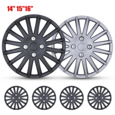 16" 15" Set of 4 for Wheel Covers Snap On Full Hub Caps R16 R15 Tire & Steel Rim