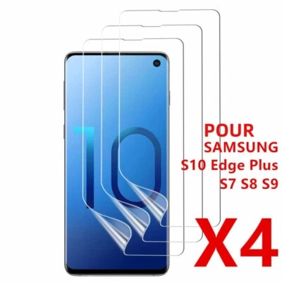 Film Protection Plastique pour Samsung S9/S8/S7/S10/S20/S21 Note 20 10 Lite 9 8