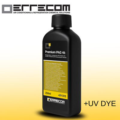 ERRECOM PAG 46 + UV Öl Klimaanlagenöl 250 ml R134a