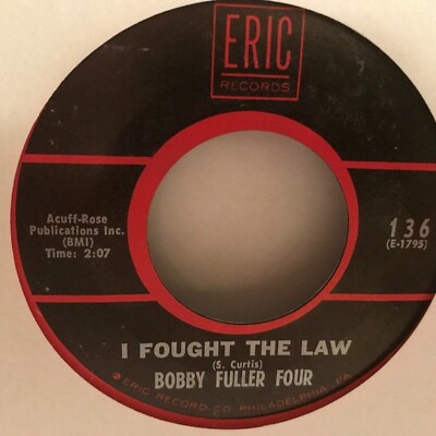 Bobby Fuller Four I Fought The Law 7インチ THE BOBBY FULLER FOUR 7