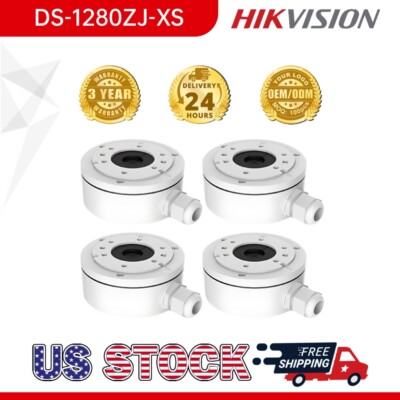 Junction Boxes (4 pack) DS-1280ZJ-XS Fit HikvisionDS-2CD2083G2-IU IP Cameras