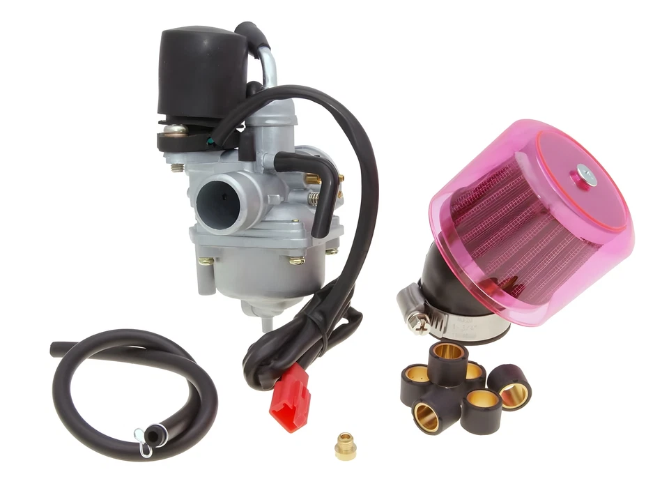 101 Octane Vergaser Kit 12mm Ungedrosselt für ATU Explorer Race GT PGO big Max - Bild 2 von 4