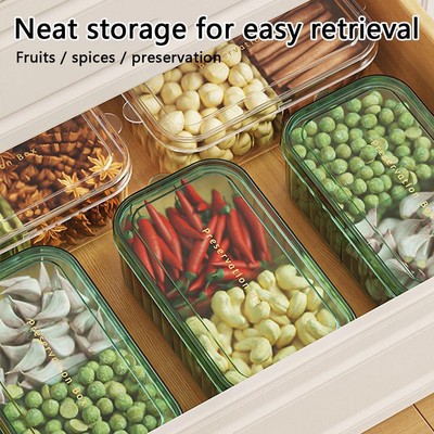 Food Storage Box Container Tub Rectangular Food Rectangular Storage Bo GX P4R6