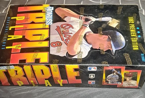 Caja sellada de fábrica sin abrir de tarjetas Donruss Triple Play Premiere Edition 1992 - Imagen 2 de 4