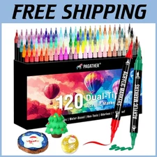 120 Colors Acrylic Paint Markers Set