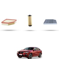 Hoffcar Wartungsset - 3 Filter Kompatibel Mit BMW X4 (G02, F98) M40 Ix 265 Kw D