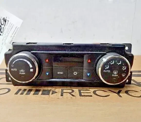 10-12 DODGE RAM 2500 3500 AC Heater Climate Temp Control Dual Zone GENUINE OEM - Image 3 of 4