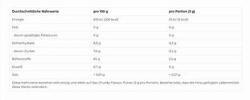 More Nutrition Chunky Flavour 150g - zwei Dosen - Geschmackspulver Neu & OVP - Bild 3 von 3