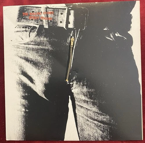 The Rolling Stones Vinyl Sticky Fingers Zipper 1971