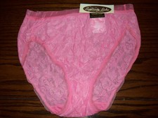 NWT WACOAL FLORAL JACQUARD HI-CUT BRIEF PANTIES 871101 688 CORAL M