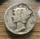 1927-S Mercury Dime - Actual Coin Shown - Free Shipping & Tracking INV#603