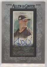 2020 Topps Allen & Ginter's X Framed Mini 33/50 Zach Plesac #MA-ZP Auto 1u6