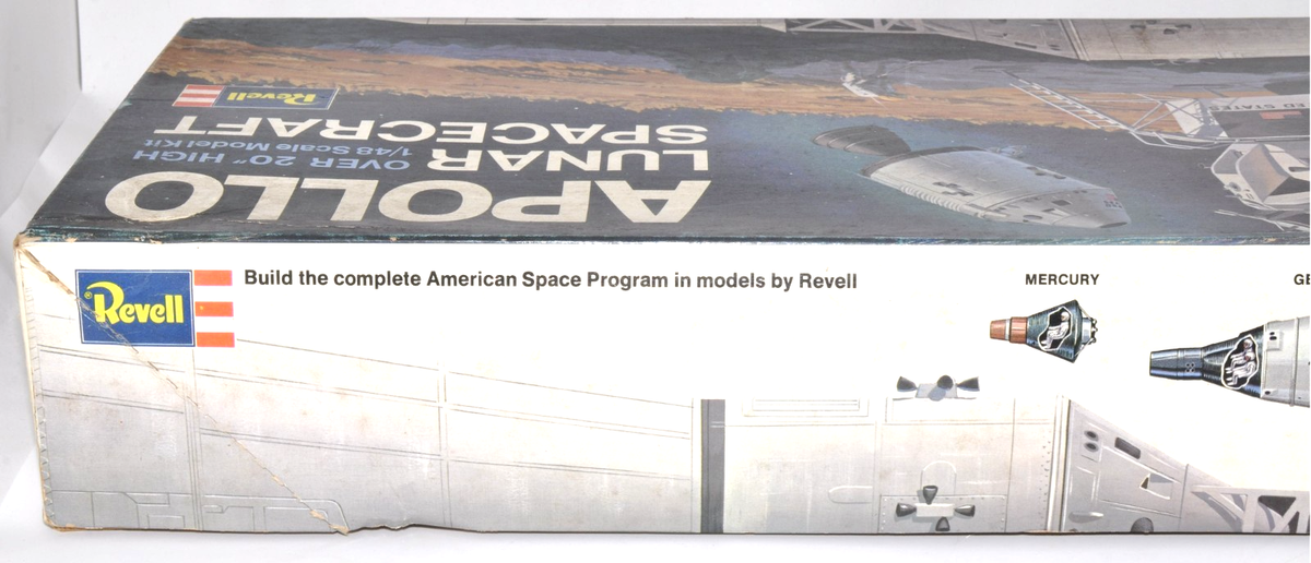 Revell Apollo Lunar Spacecraft 1/48 H-1838 Vintage Kit Complete