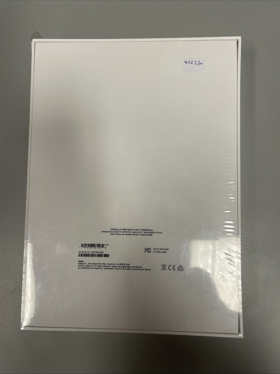 Apple iPad Air (5th Generation) A2588 256 GB, Wi-Fi, 10.9 in