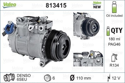 Valeo 813415 compressor, air conditioning for BMW