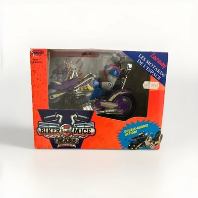 Biker Mice from Mars -Modo + Moto – Figurine vintage années 90 avec boîte Lansay - Photo 1/4