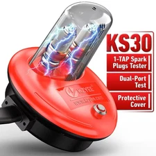 KZYEE KS30 Spark Plug Tester Diagnostic Tool Gasoline Car Ignition Analyzer 240V