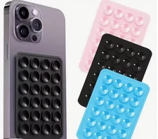 Silicone Suction Phone Holder Mat Multifunctional Suction Cup Wall Stand Square 