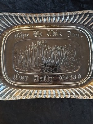 Shannon Crystal Designs of Ireland Give Us This Day Our Daily Bread Tray
