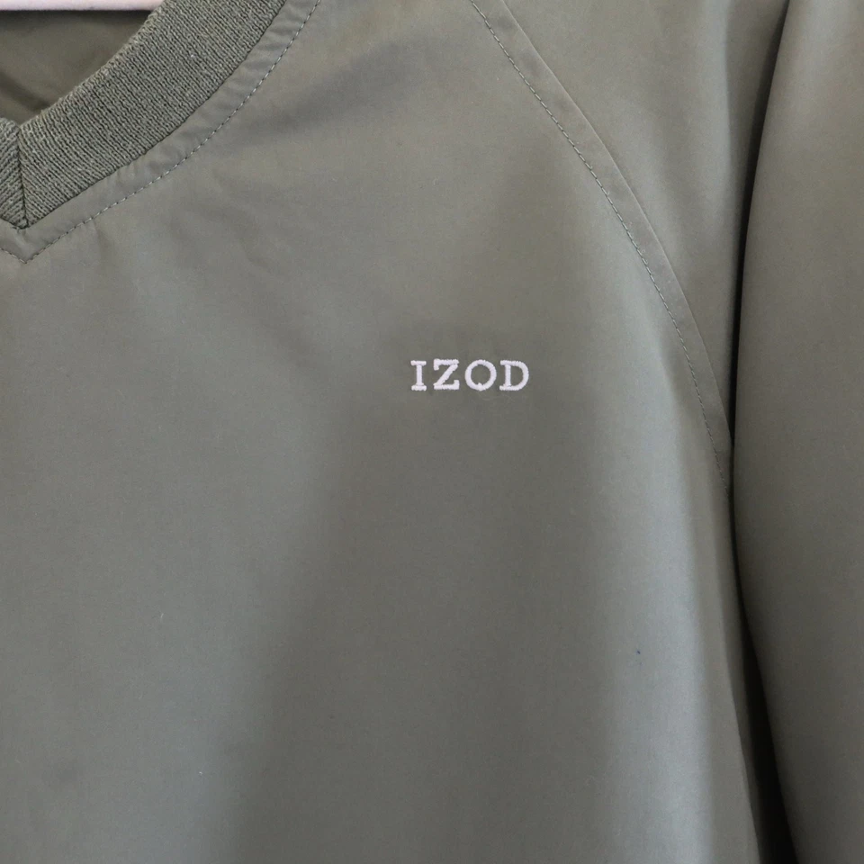 Винтажный Izod гольф ветровка куртка Sage зеленый маленький - Изображение 2 из 4