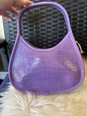 COACH CT272 Ergo Bag In Croc Embossed Coachtopia Leather Iris