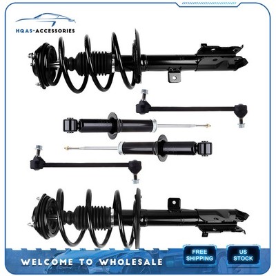 Front Quick Struts Rear Shock + Sway Bar Link For DODGE CALIBER 2009 SE SXT 2.0L