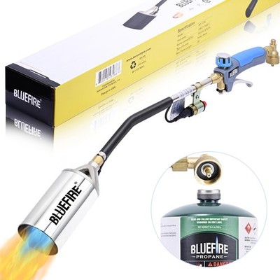 Bluefire Propane Torch Weed Burner Torch 340000 BTU Heavy Duty Weed Torch