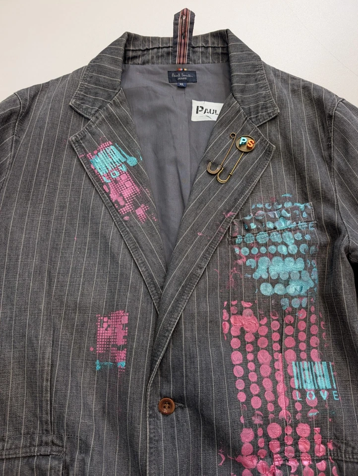 Paul McNeil Customised PAUL SMITH Jacket Size 44 / XL Condition STUNNING UNIQUE - Image 2 of 4