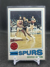 1977-78 Topps George Gervin White Backs San Antonio Spurs
