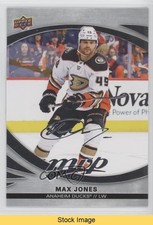 2023-24 Upper Deck MVP Silver Script Max Jones #65 READ 9jq