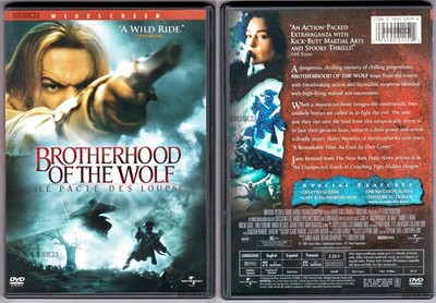 Brotherhood of the Wolf (DVD) Vincent Cassel, Mark Dacascos, Monica Bellucci