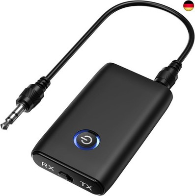 2-in-1 Bluetooth Sender Empfänger, AUX Bluetooth Adapter 5.3, Audio Bluetooth 