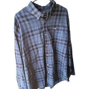 Chemise Southern Marsh Homme – Manches Courtes, Gris, Imprimé Rames, Taille L