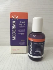 MEDERMA QUICK DRY OIL FOR SCARS, DRY SKIN & STRETCH MARKS 2 OZ Read