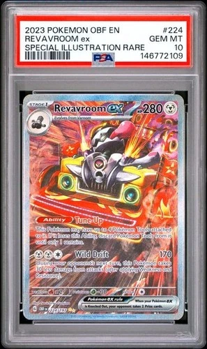 Revavroom EX *PSA 10* Special Illustration Rare *Obsidian Flames* #224 * Pokemon