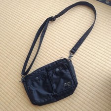 PORTER Black Shoulder Bag Used Durable Style