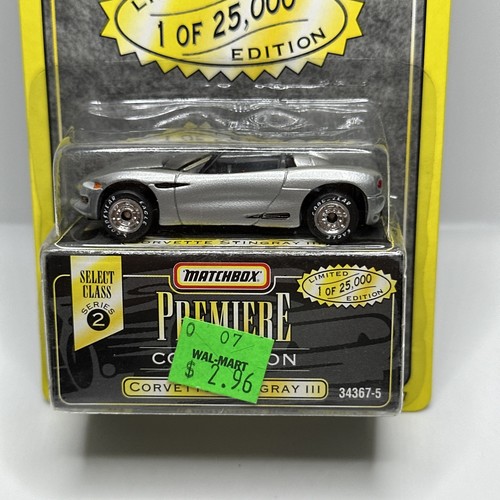 Matchbox Premiere Collection Series 2 Corvette Stingray III Silver FAST SHIPPING - Picture 2 of 9