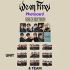 &TEAM We on Fire 3rd EP SOLO edition UNIT photo card andteam Official Photocard
