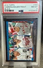 2014 Topps - League Leaders Mike Trout, Miguel Cabrera, Joe Mauer #103 Black /63