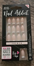 Ardell Nail Addict Press-On Nails Set French Moon New In Box