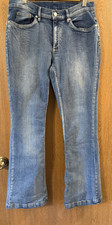 Venus Women's Straight Leg Dark Wash Jeans Size 10 with stretch 