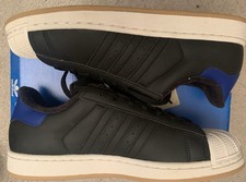 MENS ADIDAS ORIGINALS SUPERSTAR WAXY FUR BLACK TRAINER B26869 NEU Grösse 44