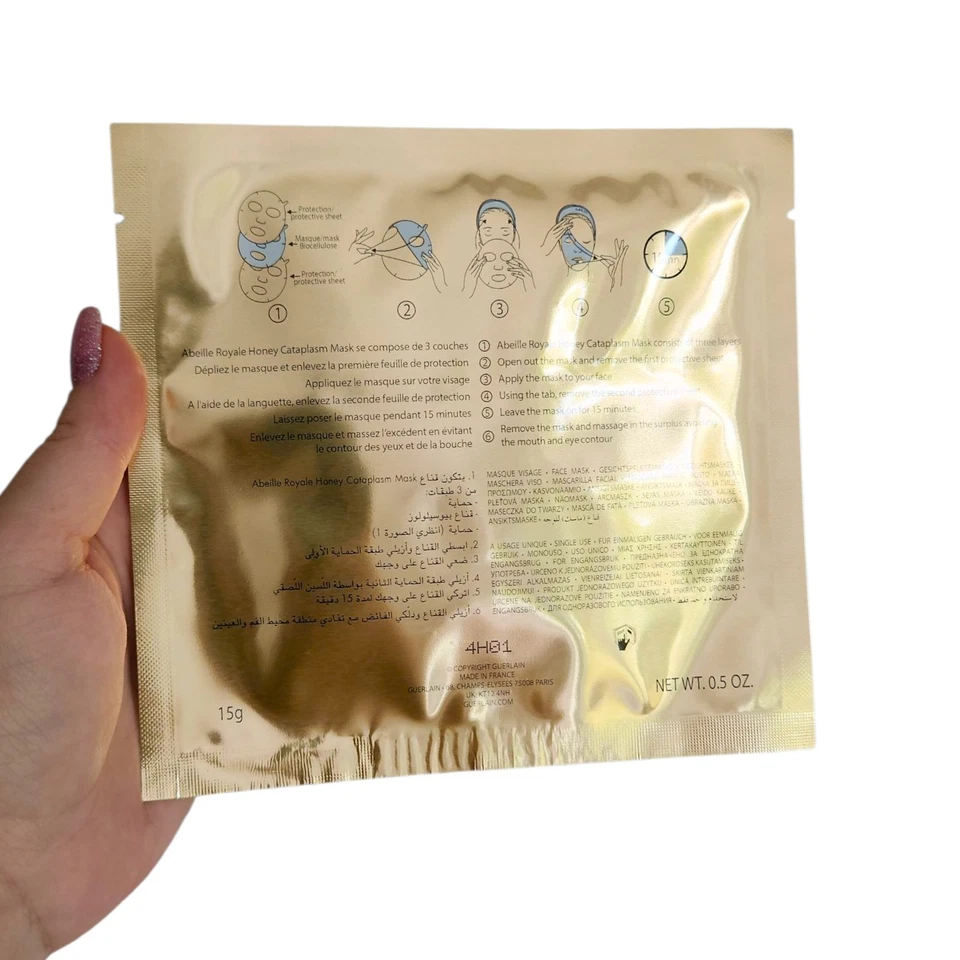 Guerlain Abeille Royale Honey Cataplasm Mask 1 Sheet 15g - Image 3 of 3